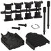 970-009-040-011 by NorComp Inc. - CONNECTOR BACKSHELL 9POS 180DEG SHLD