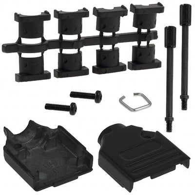 970-009-040R011 by NorComp Inc. - CONNECTOR BACKSHELL 9POS 180DEG SHLD