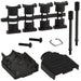970-009-040R011 by NorComp Inc. - CONNECTOR BACKSHELL 9POS 180DEG SHLD