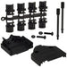 970-015-010R011 by NorComp Inc. - CONNECTOR BACKSHELL 15POS 180DEG BLK