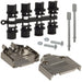 970-015-020-121 by NorComp Inc. - CONNECTOR BACKSHELL 15POS 180DEG SHLD
