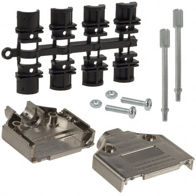 970-015-020R121 by NorComp Inc. - CONNECTOR BACKSHELL 15POS 180DEG SHLD