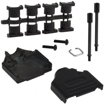 970-015-040R011 by NorComp Inc. - CONNECTOR BACKSHELL 15POS 180DEG SHLD