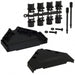 970-037-010-011 by NorComp Inc. - CONNECTOR BACKSHELL 37POS 180DEG BLK