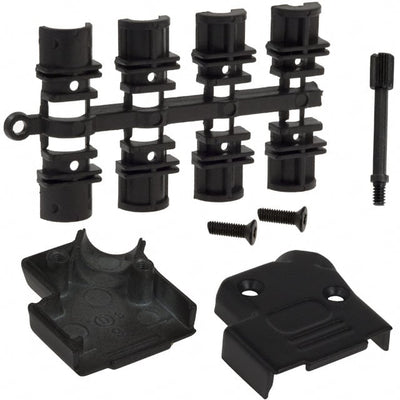 971-009-040-011 by NorComp Inc. - CONNECTOR BACKSHELL 9P 45DEG SHLD BLK