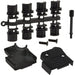971-009-040R011 by NorComp Inc. - CONNECTOR BACKSHELL 9P 45DEG SHLD BLK