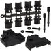 971-015-010-011 by NorComp Inc. - CONNECTOR BACKSHELL 15POS 45DEG BLACK