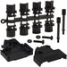 971-015-010R011 by NorComp Inc. - CONNECTOR BACKSHELL 15POS 45DEG BLACK