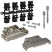971-025-020R121 by NorComp Inc. - CONNECTOR BACKSHELL 25POS 45DEG SHLD