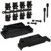 971-037-010R011 by NorComp Inc. - CONNECTOR BACKSHELL 37POS 45DEG BLACK