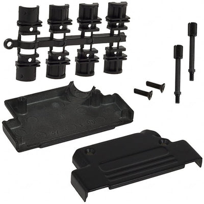 971-037-040R011 by NorComp Inc. - CONNECTOR BACKSHELL 37POS 45DEG SHLD