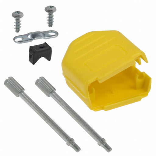 972-009-01SR081 by NorComp Inc. - CONNECTOR BACKSHELL 9POS 180DEG YLW