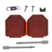 972-009-01SR061 by NorComp Inc. - CONNECTOR BACKSHELL 9POS 180DEG RED