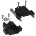 973-009-010-011 by NorComp Inc. - CONNECTOR BACKSHELL 9POS 180DEG BLACK