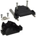 973-015-010-011 by NorComp Inc. - CONNECTOR BACKSHELL 15POS 180DEG BLK