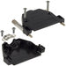 973-025-010-011 by NorComp Inc. - CONNECTOR BACKSHELL 25POS 180DEG BLK