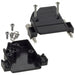 974-015-010R011 by NorComp Inc. - CONNECTOR BACKSHELL 15POS 40DEG BLACK