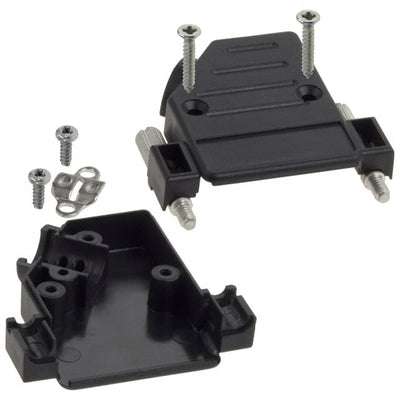 974-015-010-011 by NorComp Inc. - CONNECTOR BACKSHELL 15POS 40DEG BLACK