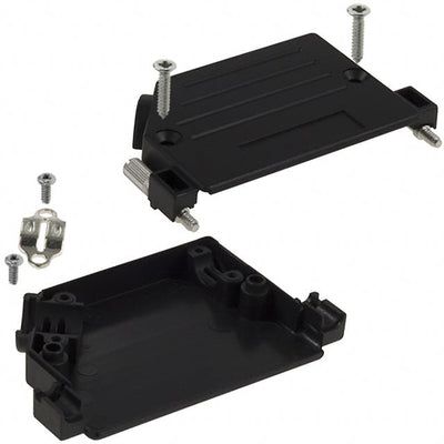 974-037-010-011 by NorComp Inc. - CONNECTOR BACKSHELL 37POS 40DEG BLACK