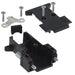 975-009-010R011 by NorComp Inc. - CONNECTOR BACKSHELL 9POS 180DEG BLACK