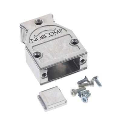 975M009-030R121 by NorComp Inc. - CONNECTOR BACKSHELL 9P 60/180DEG SHLD