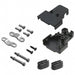 975T009-010R011 by NorComp Inc. - CONNECTOR BACKSHELL 9P 90/180DEG BLK