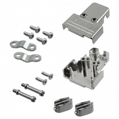 975T009-020R121 by NorComp Inc. - CONNECTOR BACKSHELL 9P 90/180DEG SHLD