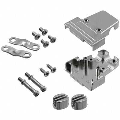 975T015-020R121 by NorComp Inc. - CONNECTOR BACKSHELL 15P 90/180DEG SHD