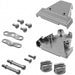 975T025-020R121 by NorComp Inc. - CONNECTOR BACKSHELL 25P 90/180DEG SHD