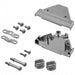 975T037-020R121 by NorComp Inc. - CONNECTOR BACKSHELL 37P 90/180DEG SHD