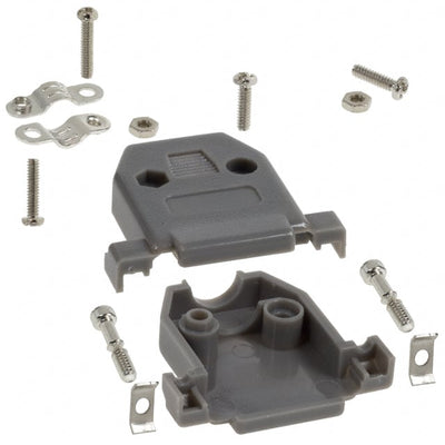 977-015-010R031 by NorComp Inc. - CONNECTOR BACKSHELL 15POS 180DEG GRAY