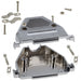 977-037-020-121 by NorComp Inc. - CONNECTOR BACKSHELL 37POS 180DEG SHLD