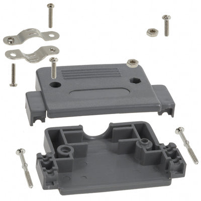 977-050-010-031 by NorComp Inc. - CONNECTOR BACKSHELL 50POS 180DEG GRAY