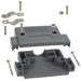 977-050-010R031 by NorComp Inc. - CONNECTOR BACKSHELL 50POS 180DEG GRAY