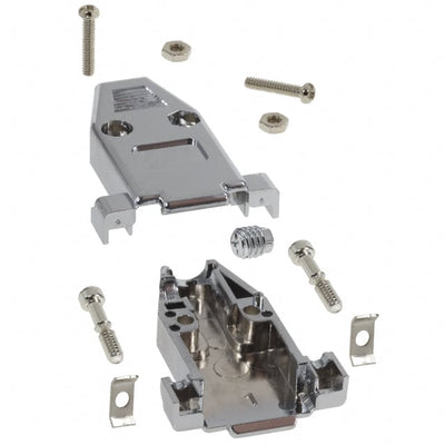 978-009-020-121 by NorComp Inc. - CONNECTOR BACKSHELL 9POS 180DEG SHLD