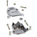 978-015-020-121 by NorComp Inc. - CONNECTOR BACKSHELL 15POS 180DEG SHLD