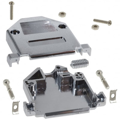 978-025-020-121 by NorComp Inc. - CONNECTOR BACKSHELL 25POS 180DEG SHLD