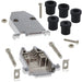 979-015-020R121 by NorComp Inc. - CONNECTOR BACKSHELL 15POS 180DEG SHLD