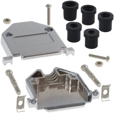 979-025-020-121 by NorComp Inc. - CONNECTOR BACKSHELL 25POS 180DEG SHLD