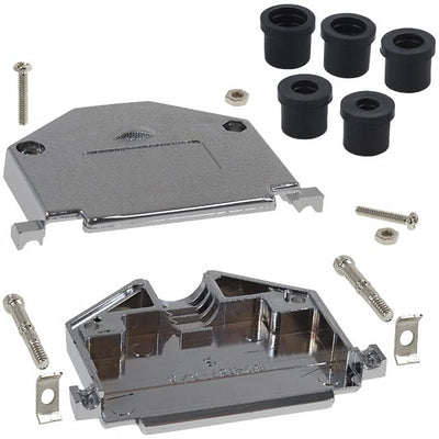 979-037-020-121 by NorComp Inc. - CONNECTOR BACKSHELL 37POS 180DEG SHLD