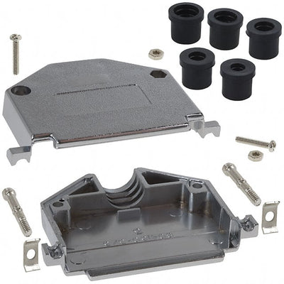 979-050-020-121 by NorComp Inc. - CONNECTOR BACKSHELL 50POS 180DEG SHLD
