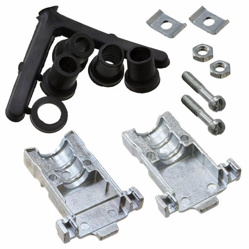 980-2000-345 by ITT Cannon, LLC - CONNECTOR BACKSHELL 9POS 180DEG SHLD