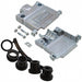 980-2000-347 by ITT Cannon, LLC - CONNECTOR BACKSHELL 25POS 180DEG SHLD