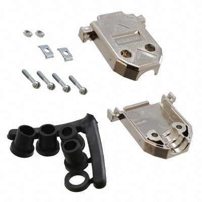 980-2000-351 by ITT Cannon, LLC - CONNECTOR BACKSHELL 15POS 180DEG SHLD