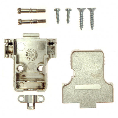 982-009-020R121 by NorComp Inc. - CONNECTOR BACKSHELL 9POS 180DEG SHLD
