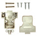 982-009-020R121 by NorComp Inc. - CONNECTOR BACKSHELL 9POS 180DEG SHLD