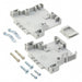 982-025-010R031 by NorComp Inc. - CONNECTOR BACKSHELL 25P 90/180DEG GRY