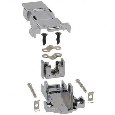983-009-020R121 by NorComp Inc. - CONNECTOR BACKSHELL 9POS 180DEG SHLD