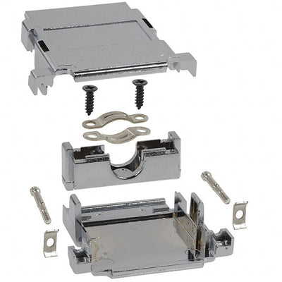 983-025-020R121 by NorComp Inc. - CONNECTOR BACKSHELL 25POS 180DEG SHLD