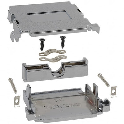 983-037-020R121 by NorComp Inc. - CONNECTOR BACKSHELL 37POS 180DEG SHLD